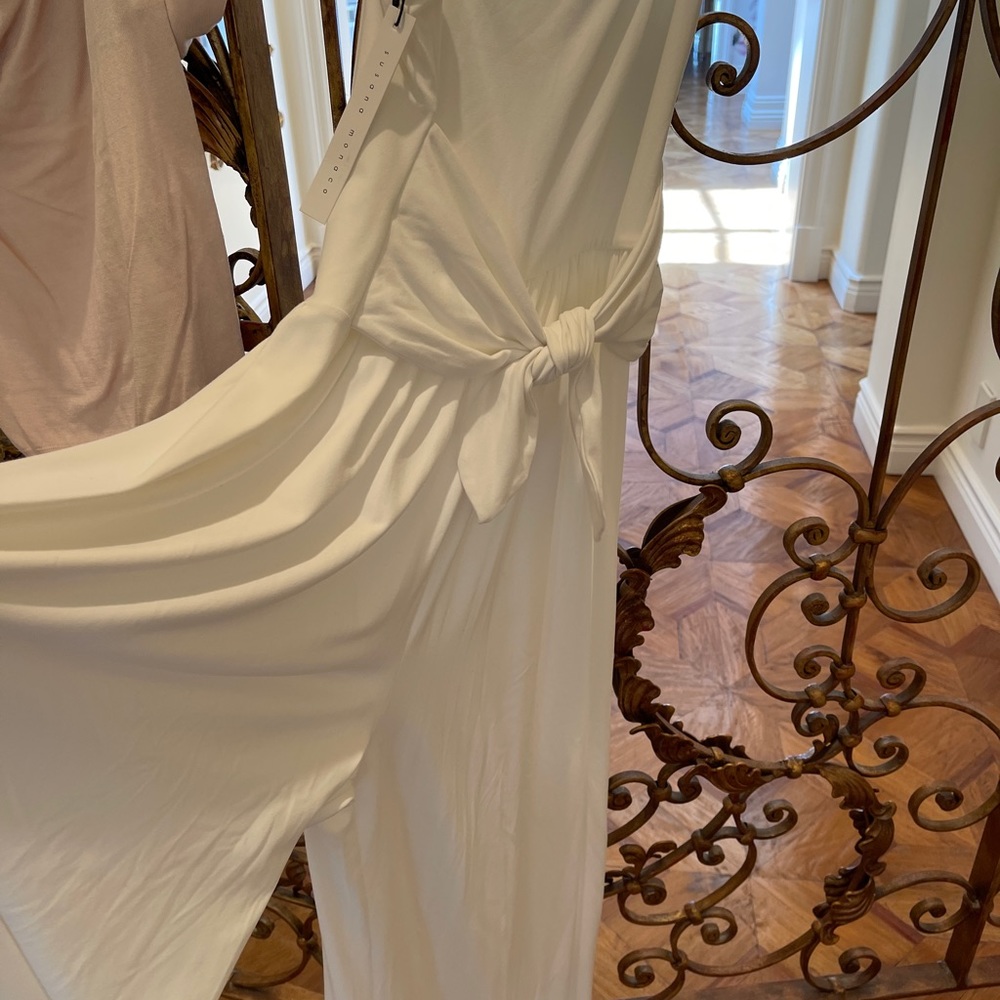 NWT Susana Monica white Jersey jumpsuit